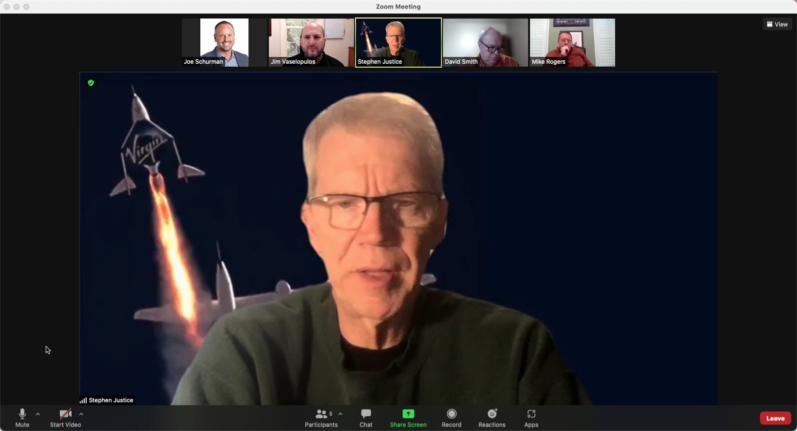 Steve Justice at a roundtable